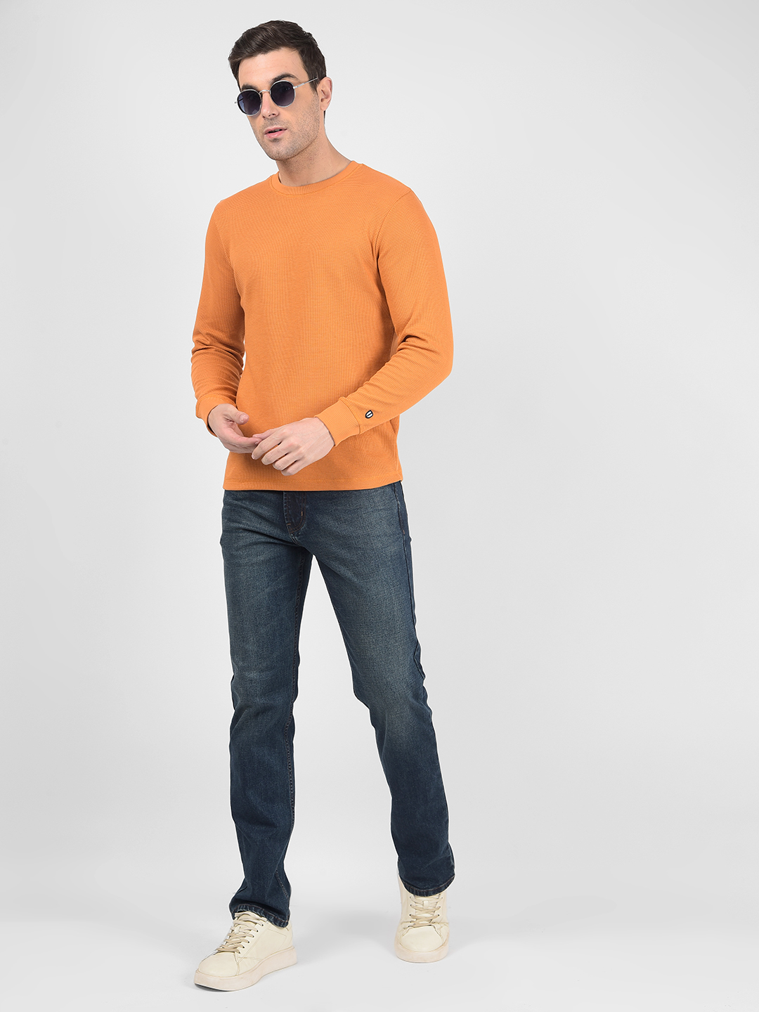 Numero Uno Men Solid Blue Jeans
